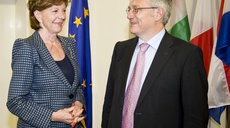   European Commission Vice President Kroes; 1st visit to ENISA