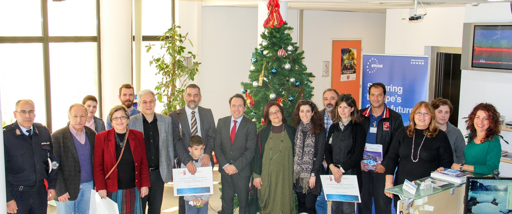 ENISA donates electronic equipment to schools and public bodies in Heraklion