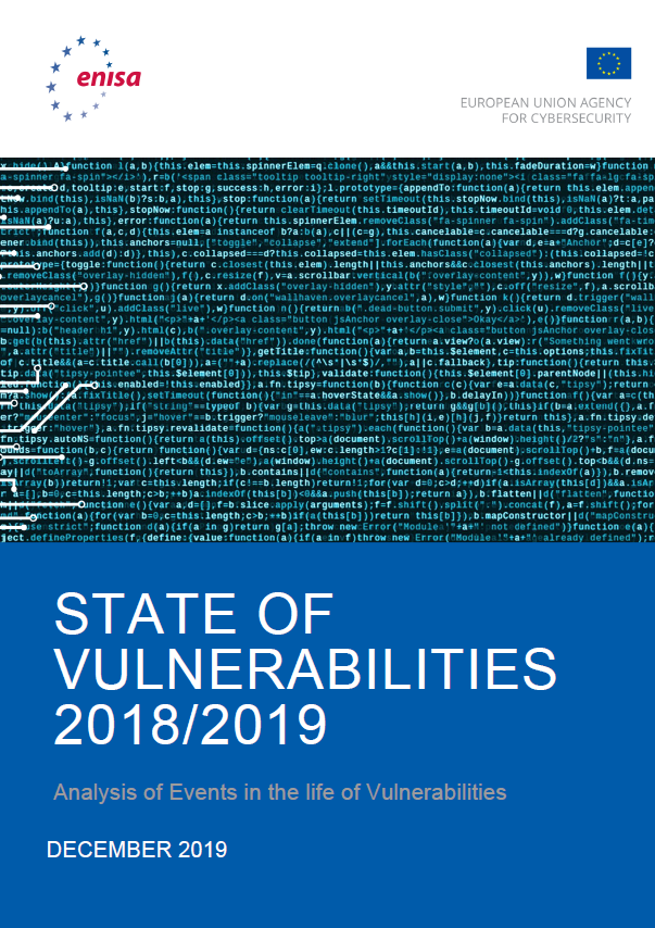 technical reports on cybersecurity situation the state of cyber security vulnerabilities