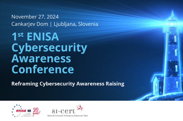 1st Cybersecurity Awareness Raising Conference  promotiomal visual l