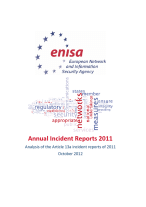 annual incident reports 2011